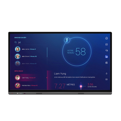4K Resolution Electronic Interactive Board , Wireless Smart Whiteboard For Home 65"