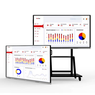 All In One 105 Inch Smart Board , Multi Touch Interactive Whiteboard Intelligent