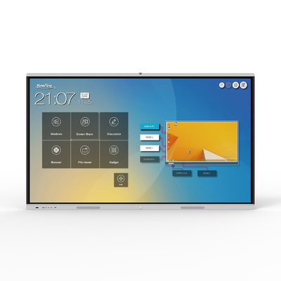 Multi Interface Interactive Flatscreen For Education Full View 178 Degrees