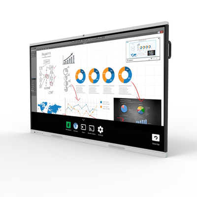 Smart Interactive TV Touch Screen Whiteboard 10 Points Touches 105 Inch