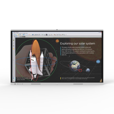 Electronic 65 Inch Smart Board , Interactive Collaboration Board With Bluetooth WIFI