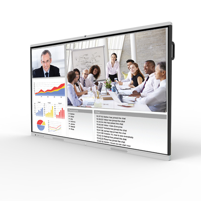 4k Resolution Touch Screen Interactive White Board High Brightness 65 Inch