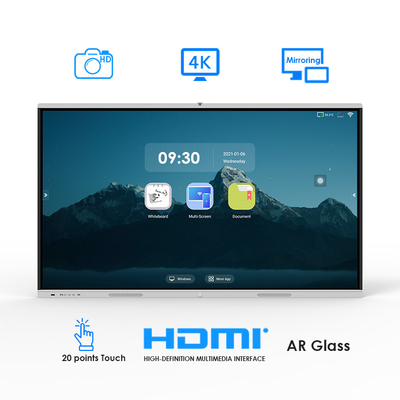 Ultra HD 4K Digital Smart Board For Teaching Remote Presentation OEM ODM