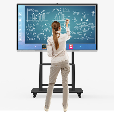 3840×2160 Interactive Electronic Whiteboard , Smart Touch Screen Board Multipurpose