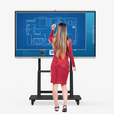 Multifunction Flat Panel Board , IR Touch Interactive Displays For Education