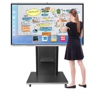 Multifunction Flat Panel Board , IR Touch Interactive Displays For Education