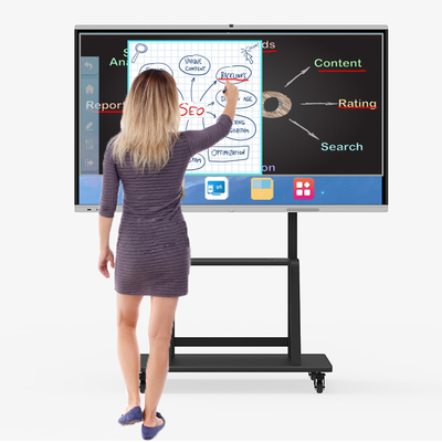ODM 98 Inch Interactive Display , Anti Glare Interactive Panels For Schools