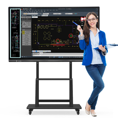 Ultra HD 98 Inch Interactive Display 8 Million Pixels For Teaching Education