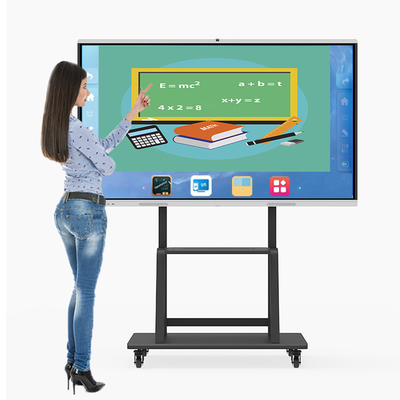 Multifunctional 86" Touch Screen Display Interactive 3840×2160 Resolution OEM