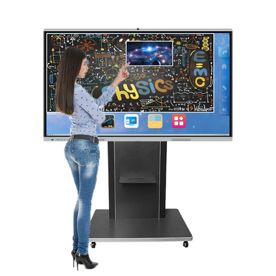 Electronic 85 Inch Smart Board Interactive With Aluminum Edging