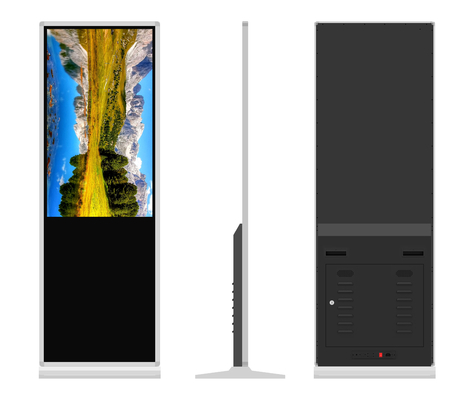 50" TFT Floor Standing LCD Advertising Display Multifunctional