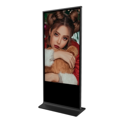 Alone Standing LCD Digital Signage Display 65 Inch 1920×1080 Resolution