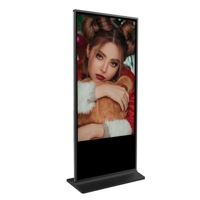 Alone Standing LCD Digital Signage Display 65 Inch 1920×1080 Resolution