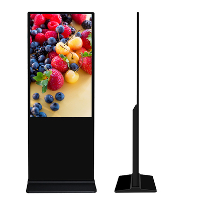 85 Inch Floor Standing Digital Display , LCD Screen For Advertising 3840×2160