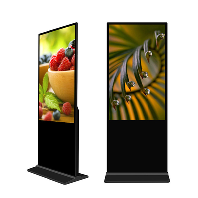 85 Inch Floor Standing Digital Display , LCD Screen For Advertising 3840×2160