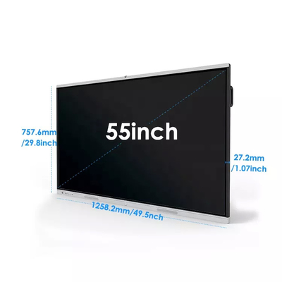 4K Touchscreen Wall Signage Interactive Display Panel Android 8.0 System