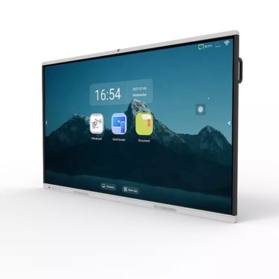 3840x2160 86 Inch Interactive Whiteboard Smart Panel For Classroom