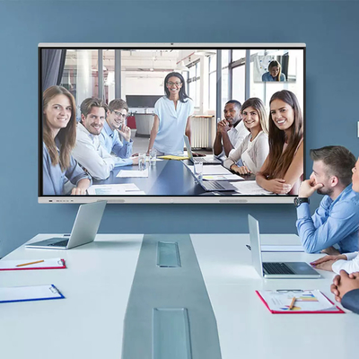 Students 98 Inch Interactive Smart Board IR Touch 4k With Camera