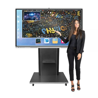 Smart Panel 4K Interactive Whiteboard For Teaching 100 Inch