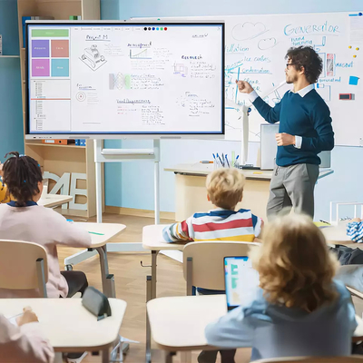 6 In One 98 Inch Board Digital Interactive Boards For School