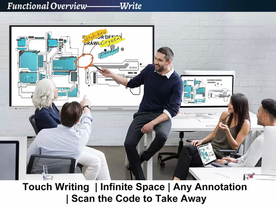 86 inch All in One interactive Flat Panel for Teaching
