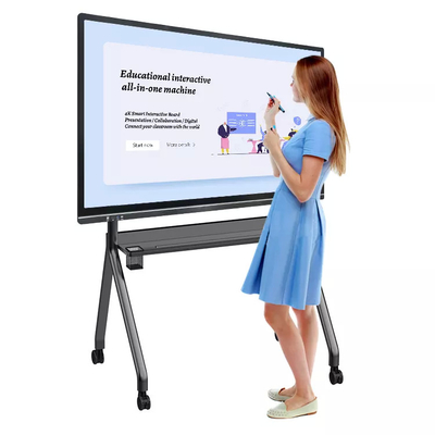 Multi Smart 55 Inch Interactive Whiteboard 4k Lcd Panel IR Touch with 20 points