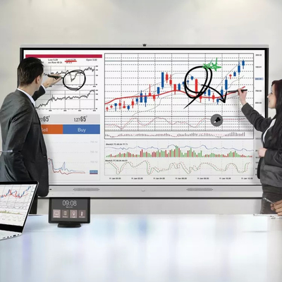Multifunctional 55 Inch LCD Panel Interactive Smart Board For Classroom
