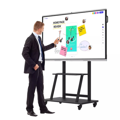 100 Inch IR Display 4K UHD Smart Interactive Board  LCD Writing
