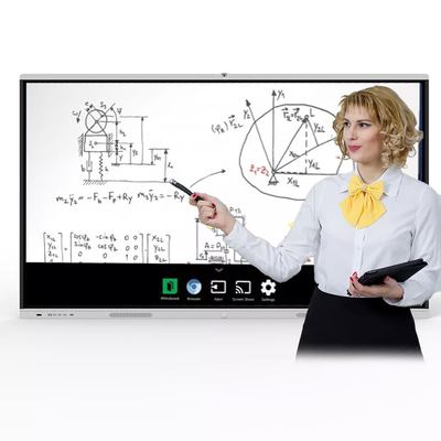 LED Writing RGB RS232 65 Inch Smart Board Kids Interactive Screen