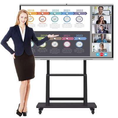 Multiple Functions Touch Screen Smart Interactive Whiteboard 65" 4k
